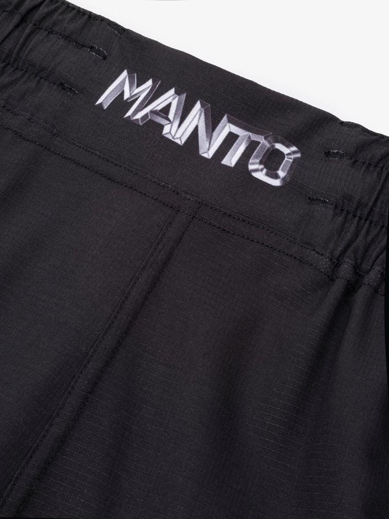 MANTO metal FIGHT SHORTS-black